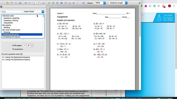 Benefits of Using Kuta Software Infinite Algebra 1