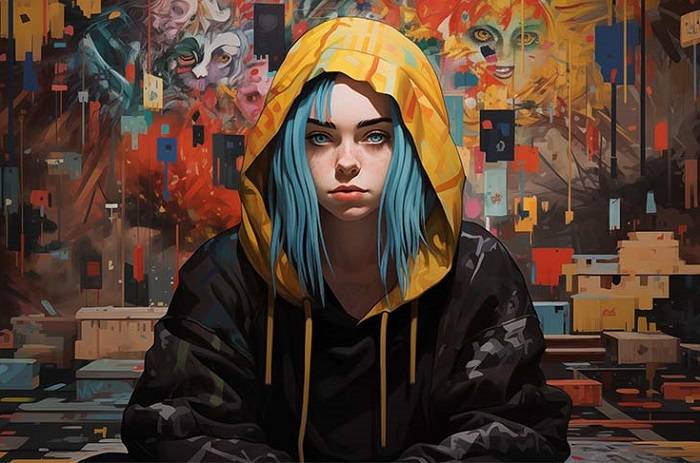 Exploring Billie Eilish AI Art