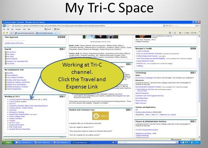 What is My Tri C Space